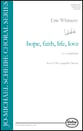 Hope, Faith, Life, Love SSAATTBB choral sheet music cover